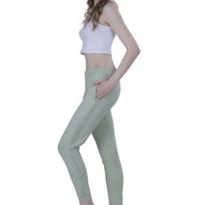 WOMEN'S KNIT LOOPER LYCRA JOGGER DTM EMB/TAPE