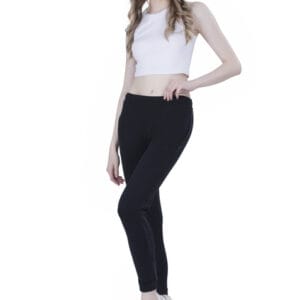 WOMEN'S KNIT LOOPER LYCRA JOGGER DTM EMB/TAPE