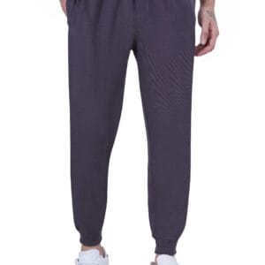 Grey Lycra Joggers with Tape Detail - Image 2