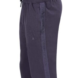 Grey Lycra Joggers with Tape Detail - Image 3