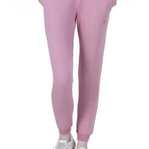 WOMEN'S KNIT LOOPER LYCRA JOGGER TRANSFER RED SILVER - Image 3