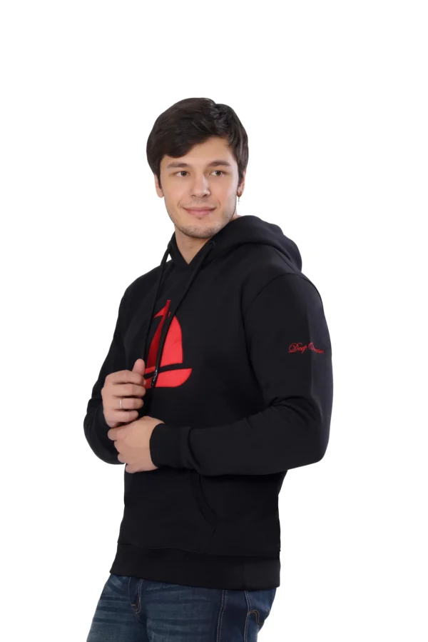 HOODIE LONG SLEEVE RED BIG BOAT - Image 3