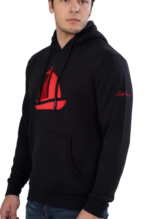 HOODIE LONG SLEEVE RED BIG BOAT - Image 6