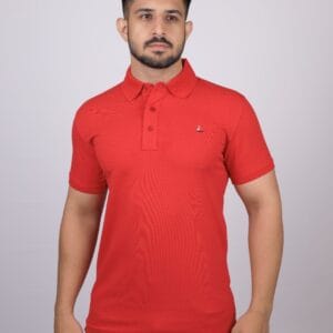 Men's Classic Red Polo T-Shirt – Timeless Style & Comfort