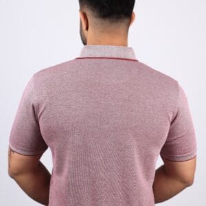 POLO T-SHIRT  HALF SLEEVES LOGO DO DTM TRANSFER MAHROON - Image 2