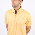 Men's Knitted Shirt Yellow