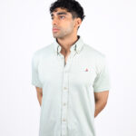 Men's Knitted Shirt Mint Green