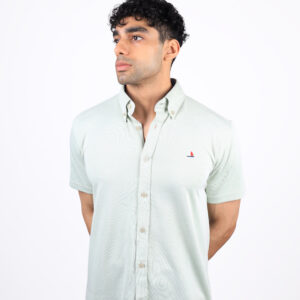 Men's Knitted Shirt Mint Green