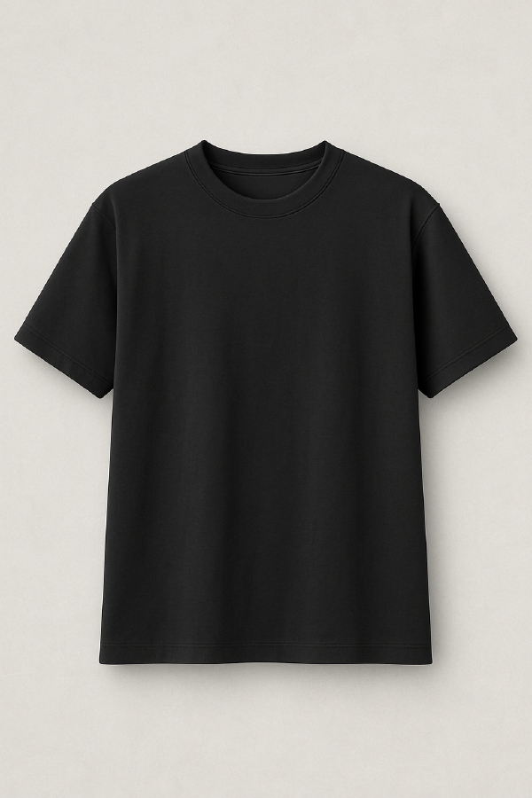 crew neck t - shirt (Off shoulder ) - Image 3